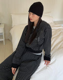 Ellie Heart Stripe Hoodie