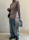 Novet Stripe Frill Half Polar Tee