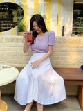 Joy Banding Flare Long Skirt