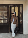 Kien Vintage Trackline Leather Jacket