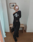 Koiz Pintuck Diagonal Balloon Cargo Pants