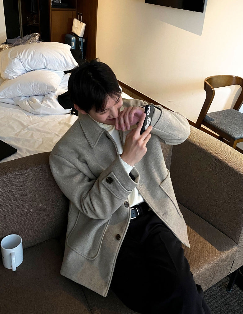 【COSYHARU】Loen half wool coat COSYHARU (コシハル) - ロエンハーフウールコート / Loen half