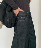 Enshio Rollup Raw Denim Pants