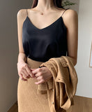 Brussel Satin Sleeveless Blouse