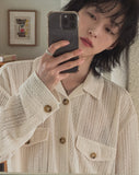 Orz Crochet Over Shirt