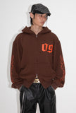 rockstern hoodie zip-up