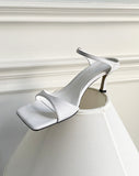 Yuloa Square Strap Mule Shoes