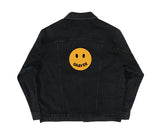 Back Big Dot Logo Smile Denim Jacket