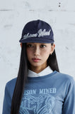 SCRIPT TYPE APPLIQUE BALL CAP