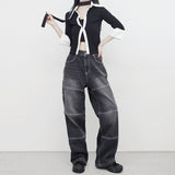 (Unisex) Liza Pocket Wide Denim Pants