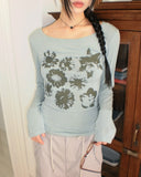 Bonto Flower See-Through T-Shirt