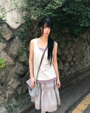 Hutom Lace Midi Skirt