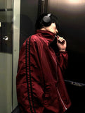 Ultra Light High-Neck Side Track Windbreaker