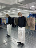 Buttoned Bijo Line Pants