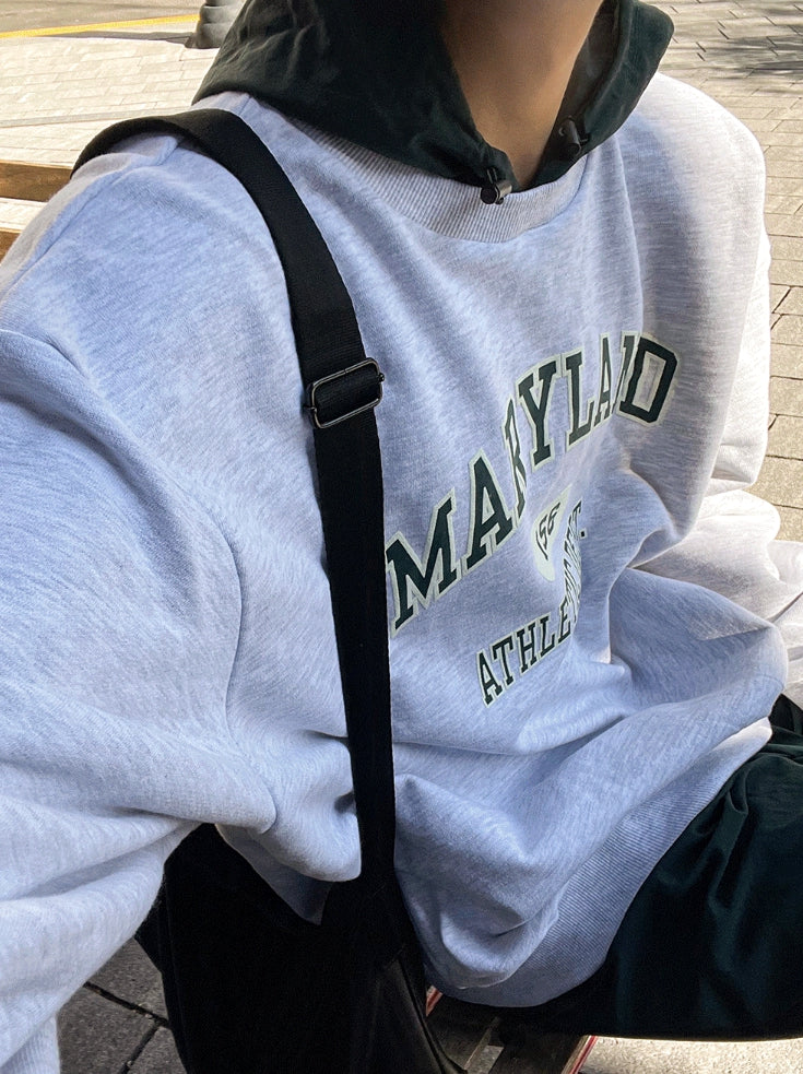 【COSYHARU】Londer Color Scheme Nylon Hood Sweatshirt COSYHARU (コシハル) - ロングカラーナイロンフードスウェット