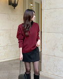 Jerib V-neck Loose Fit Knit