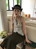 PIGMENT SLIT SLEEVELESS