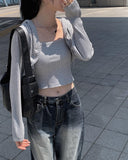 Lara Denim Wash Wide Pants