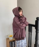 [unisex] Date Two Way Over Hood Zip Up Jumper