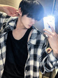 Dikideun Cutting Detail Overfit Shirt