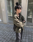 Mer nylon hooded windbreaker
