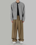 Corduroy round cardigan