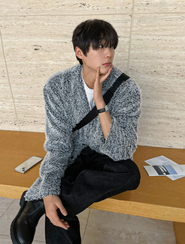 【COSYHARU】Kale boucle knit cardigan COSYHARU (コシハル) - ケイルブークレニットカーディガン