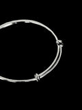 Silver) Zed Layered Bangle