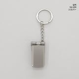 Hasel Y2K Silver Folder Phone Bag Ring Keyring