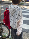 Colinnell Dot Hood Windbreaker