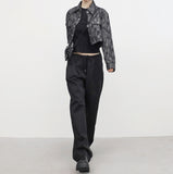 Leehen denim crop jacket
