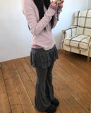 Uel Wavy Fine Ribbed Knit