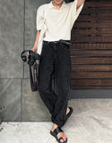 Summer Cool Boucle Collar Short Sleeve