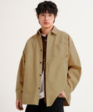 Duff Overfit Peach Cotton Shirt
