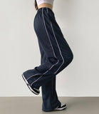 Side Tie Two-Way Wide Jogger Training Pants