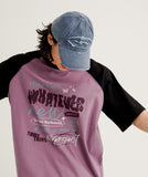 Something Raglan Short Sleeve T-shirt
