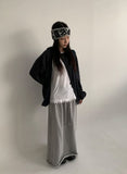 Wilke Cut Banding Long Skirt