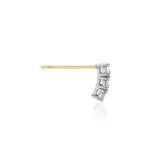 Essence Lab Diamond 14K 3stone Earrings