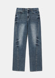 PINCH WIND SEMI WIDE DENIM PANTS