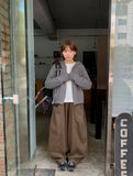 Kehilta Rivet Cotton Banding Balloon Wide Pants