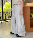 Waju cut wide balloon cotton pants