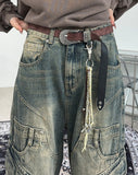 developer double pocket denim pants