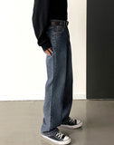 Deep blue semi-wide bootcut