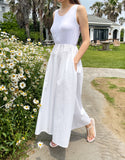 Morind Layered Sleeveless Long One Piece