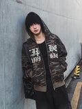 Maison Camo Printing Hood Zip-Up