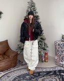 Eseo High-Neck Brushed Hood Zip Up