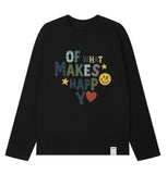 MAKES HAPPY Long Sleeve T-Shirt