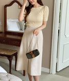 Reclip Lip Neck Half Knit