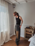 Poco Carpenter Washing Balloon Denim Pants