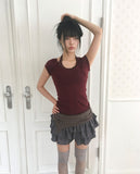 Reya Halter Short Sleeve T-shirt